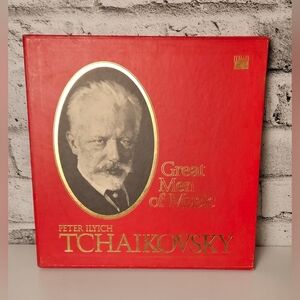 Time-Life Great Men of Music Tchaikovsky 4-LP Box Set w/ Booklet Vintage